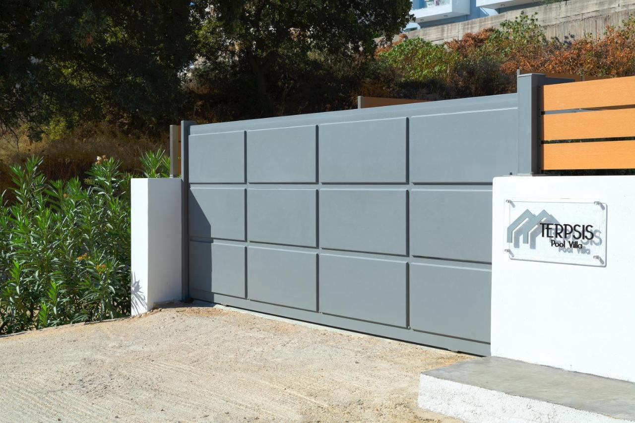 Terpsis Pool Villa Ασγούρου Εξωτερικό φωτογραφία