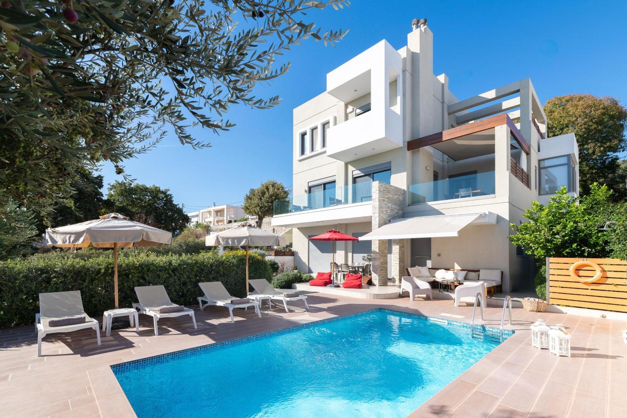 Terpsis Pool Villa Ασγούρου Εξωτερικό φωτογραφία