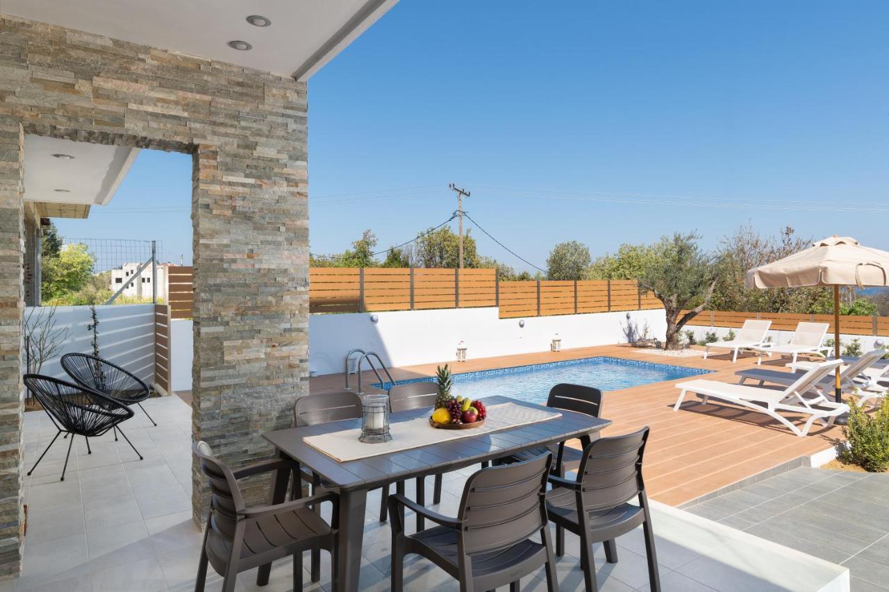 Terpsis Pool Villa Ασγούρου Εξωτερικό φωτογραφία