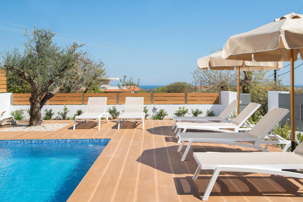 Terpsis Pool Villa Ασγούρου Εξωτερικό φωτογραφία