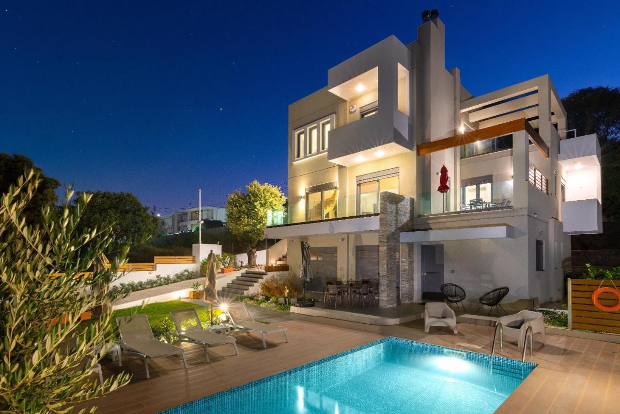 Terpsis Pool Villa Ασγούρου Εξωτερικό φωτογραφία